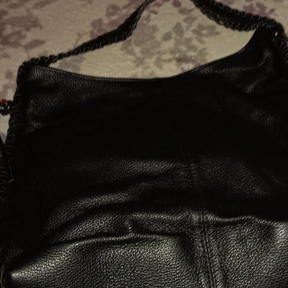 M. London Genuine Vegan Leather Hobo - Picture 5 of 6